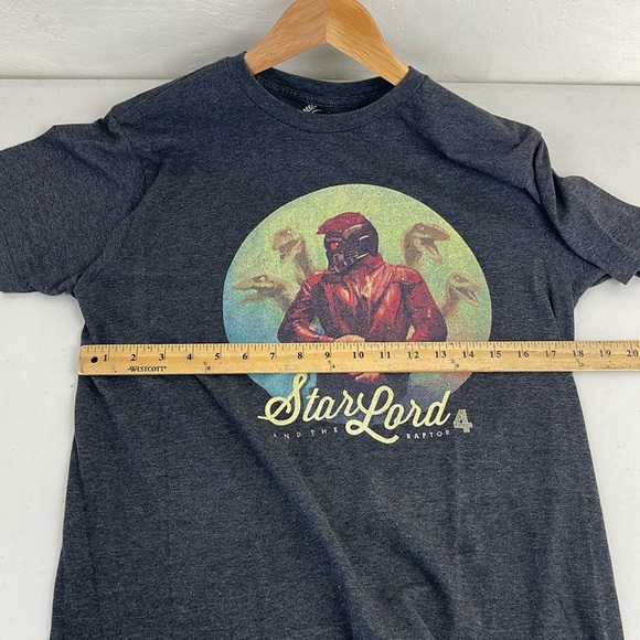 Star Lord Raptor Squad Tee Sz M gray - Picture 4 of 7